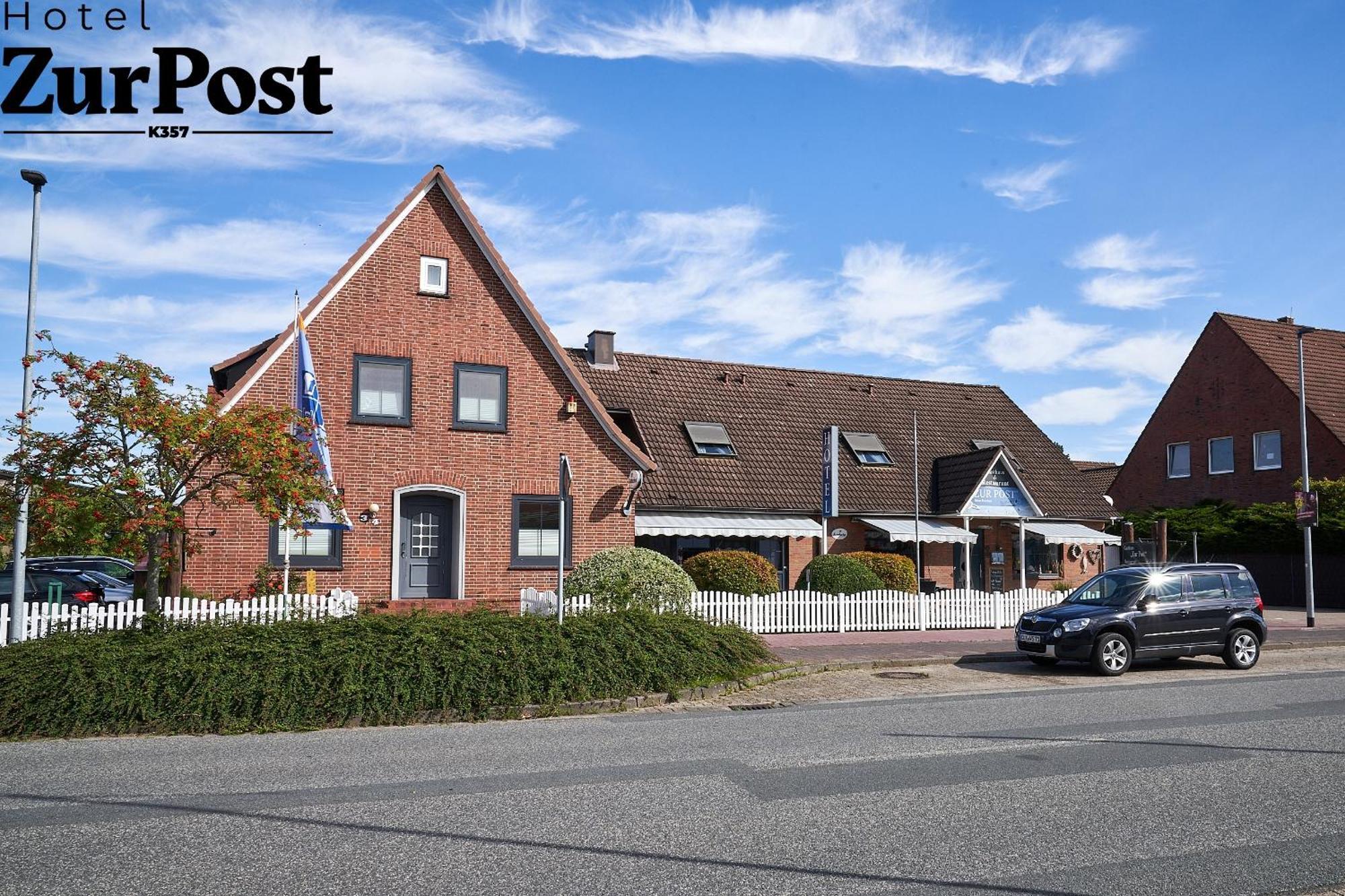 K357 - Hotel & Restaurant "Zur Post" In Otterndorf Bei Cuxhaven Exterior photo